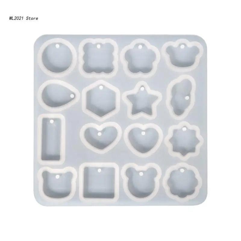 Earrings Resin Silicone Molds DIY Keychain Jewelry Casting Pendant Mold