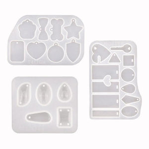 Pet Dog Tags Epoxy Resin Mold Pendant Silicone Mould DIY Crafts Jewelry Necklace