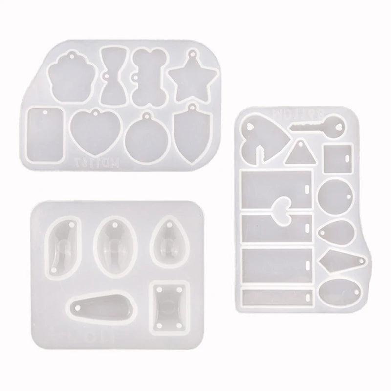 Pet Dog Tags Epoxy Resin Mold Pendant Silicone Mould DIY Crafts Jewelry Necklace