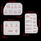 Pet Dog Tags Epoxy Resin Mold Pendant Silicone Mould DIY Crafts Jewelry Necklace