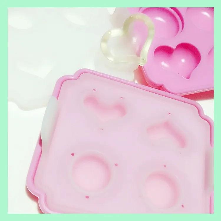 Water Injection Hollow Heart Section Transparent DIY Jewelry Making Molds