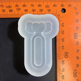 Quicksand Resin Casting Mold Crystal Silicone Epoxy Pendant Keychain