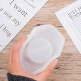 Crystal Home Decor Ashtray Molds Square Round Epoxy Resin Silicone Mould