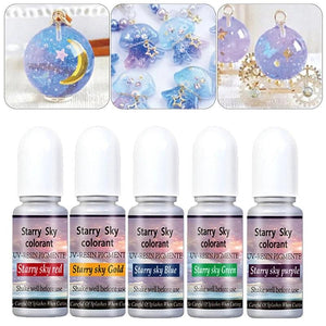 Star Sky UV Resin Pigment Dye for DIY Crafts Jewelry Making