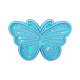 Silicone Light Shadow Keychain Moulds Hole Keyring Pendant Crafts