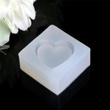 Silicone Jewelry Mold Heart Shapes Pendant Resin Cake DIY Craft Tools