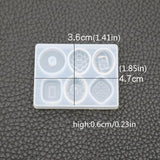 Epoxy Mold Earrings Candy Mould Resin Silicone High Mirror