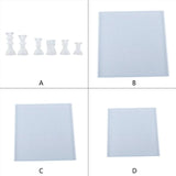 Chessboard Silicone Mold for Epoxy Resin Casting