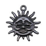 4pcs Sun Pendant DIY Necklace Keyring Jewelry Findings