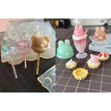Silicone Pendant Mold For Resin Acrylic Jewelry Tools Earring Pendant Resin Mold