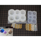 Silicone Pendant Mold For Resin Acrylic Jewelry Tools Earring Pendant Resin Mold