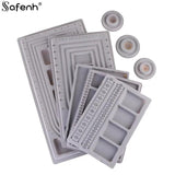 Gray Flocked Bead Board Necklace Beading Organizer Tray DIY Craft Tool