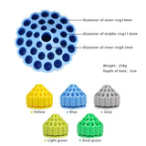 360 Rotary Engraving Tool Grinding Head Needle Storage Box Stainless Steel Base