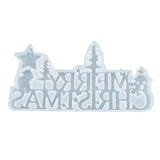 Christmas Ornaments Epoxy Resin Mold DIY Crafts Xmas Decorations Silicone Mould