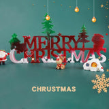 Christmas Ornaments Epoxy Resin Mold DIY Crafts Xmas Decorations Silicone Mould