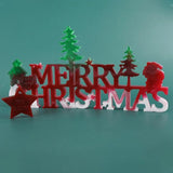 Christmas Ornaments Epoxy Resin Mold DIY Crafts Xmas Decorations Silicone Mould