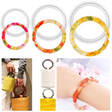 2PCS Silicone Bracelet Resin Epoxy Molds DIY Jewelry Pendant UV Resin Mold