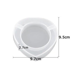 DIY Resin Mold Ashtray UV Epoxy Silicone Mold Home Decor Craft