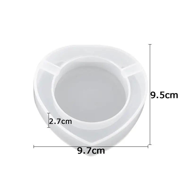 DIY Resin Mold Ashtray UV Epoxy Silicone Mold Home Decor Craft