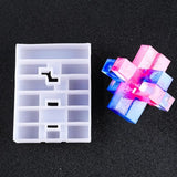 DIY Crafts Casting Tools Luban Lock Toys Epoxy Resin Mold Jigsaw Puzzle Silicone