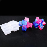 DIY Crafts Casting Tools Luban Lock Toys Epoxy Resin Mold Jigsaw Puzzle Silicone