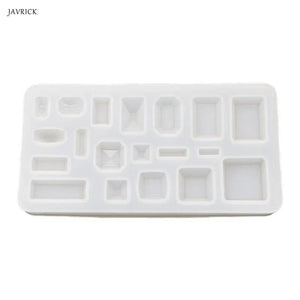 Crystal Epoxy Pendant Mold Mirror Resin Molds Gypsum Necklace Accessories