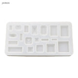 Crystal Epoxy Pendant Mold Mirror Resin Molds Gypsum Necklace Accessories