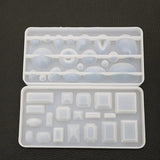 Crystal Epoxy Pendant Mold Mirror Resin Molds Gypsum Necklace Accessories