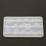 Crystal Epoxy Pendant Mold Mirror Resin Molds Gypsum Necklace Accessories