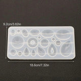 Crystal Epoxy Pendant Mold Mirror Resin Molds Gypsum Necklace Accessories