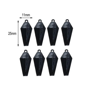 10Pcs Enamel Crosses Skull Charms for Jewelry Making Earring