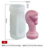 DIY Candle Silicone Chess Mold Resin Molds Aromatherapy Candle Soap Making