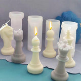 DIY Candle Silicone Chess Mold Resin Molds Aromatherapy Candle Soap Making