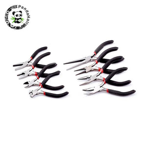 Jewelry Pliers Set DIY Needle Nose Wire Cutter Bent Nose Round Nose Flat Nose