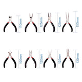 Jewelry Pliers Set DIY Needle Nose Wire Cutter Bent Nose Round Nose Flat Nose