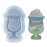 Geometry Sorbet Cup Mold for DIY Keychain Pendant
