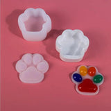 Silicone Mould Dried Flower Resin Decorative Craft DIY Cat Paw Storage Box Mold