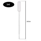 100pcs Plastic Dropper Pipettes 1ml/3ml DIY Resin Jewelry Tools