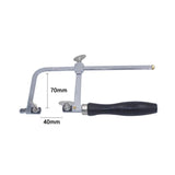 Adjustable Mini Hand Saw U Type Jeweler's Saw Bow for Jewelry DIY Woodwork