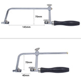 Adjustable Mini Hand Saw U Type Jeweler's Saw Bow for Jewelry DIY Woodwork