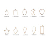 Geometric Shape Metal Epoxy Mold Traceless Tape for Jewelry Making