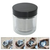 Glass Diamond Washing Cup Jewelry Cleaning Jar Watch Parts Cleaner