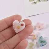 Heart Pendant Earrings Silicone Mold for Resin Casting Jewelry