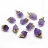 5PCS Natural Semi-precious Stone Pendant Set for DIY Jewelry Making