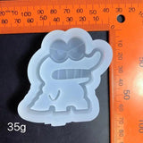Quicksand Resin Casting Mold, Epoxy Pendant Molds, Animal Shapes