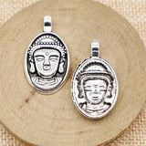 10pcs 32x18mm Buddha Charms Pendants For Jewelry Making