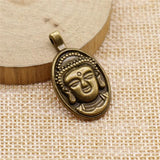 10pcs 32x18mm Buddha Charms Pendants For Jewelry Making