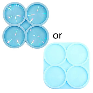 Holographic Light Shadow Silicone Molds DIY Epoxy Resin Casting Mold
