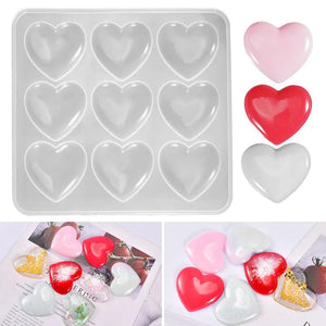 DIY Heart-Shaped Silicone Mold for Epoxy Resin