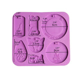 Dog Tag Epoxy Resin Mold Silicone Mould Keychain Making Tools